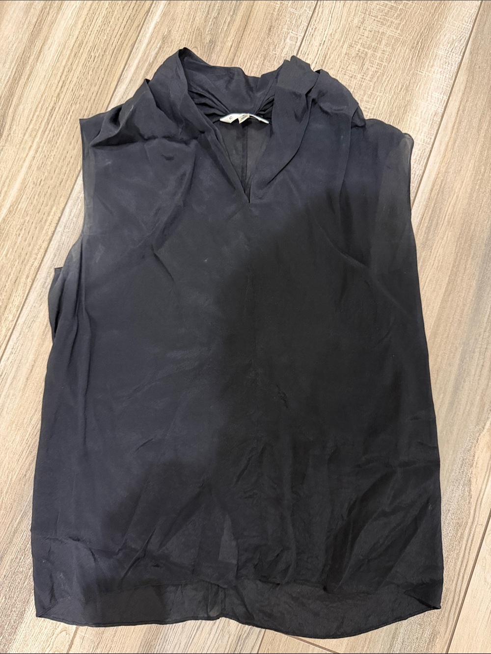 CAbi Black Sleeveless V-Neck Camisole
